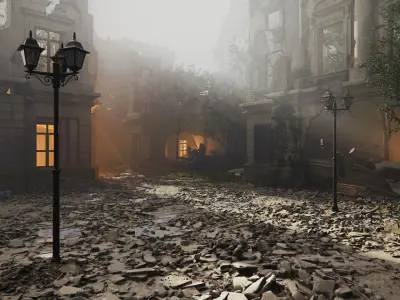 Archexteriors for UE vol 2 - Post-apocalyptic Scene 3D model