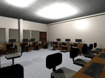 computer lab 2020 Animated View 3D model