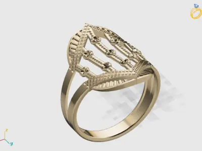 Women Plain Ring STL Models Womens Ring 3dmodels 3D print model 3D print model 59