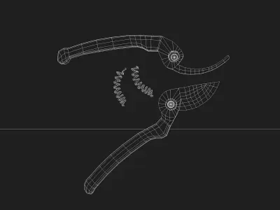 Garden Pliers 3D model