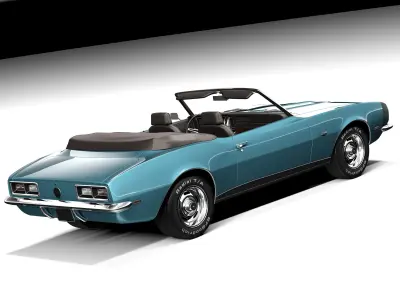 Chevrolet Camaro SS Convertible 1967 3D model