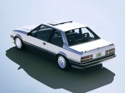 Chevrolet Monza Classic SE 500EF 1990 Low-poly 3D model