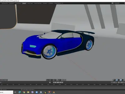 Bugatti Sport Car 3D model