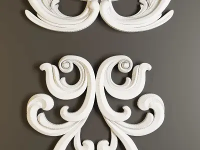 ornament Low-poly 3D model order