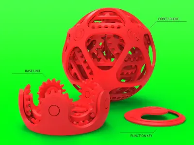 ORBIT ball Free 3D model