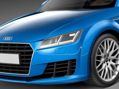 Audi TT 2015 3D model