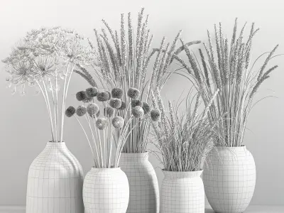 Bouquet collection 01 3D model