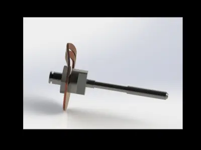 Metal Locking Pin 3D print model