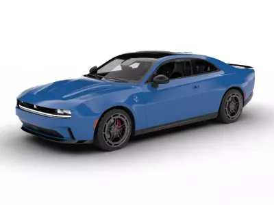 Dodge Charger Daytona Banshee 2025  3d model 3D model