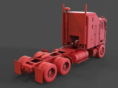 Kenworth K100 3D print model