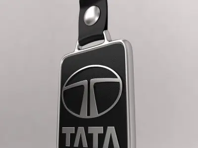 Tata car logo keychain 3d model  3D model