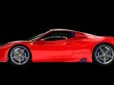 Ferrari 458 Speciale Cabrio 3D model
