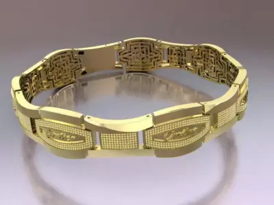 BRACELET CARTIER 3D PRINTING MODEL 3D print model