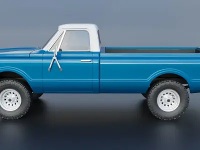 GMC Pickup 1970  3D print model