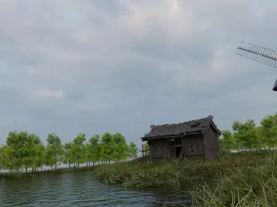 3D Stunning Landscape - High Poly Free 3D model