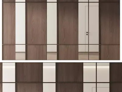 Decorative V77 Wall Panels 3D model