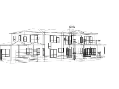 Modern House 03 -Archimple LLC 3D model