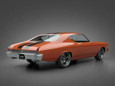 1969 Chevrolet Chevelle SS 3D model