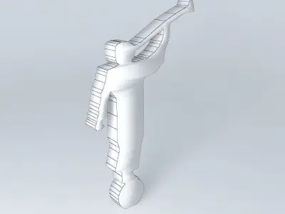 SIXTH MODEL (Moroni) ANGEL. Free 3D model