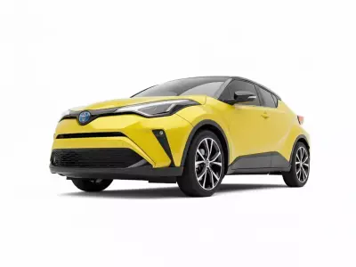 Toyota CH 2024 Concept Low-poly 3D model