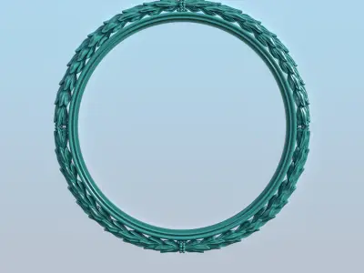 Mirror CNC and Render 3D model