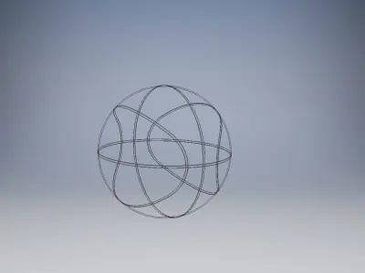 Basketball ball Low-poly 3D model