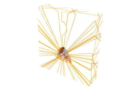 Parametric Facade Design Grasshopper Rhino Files Download 3D model