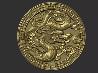Dragon 3D print model get