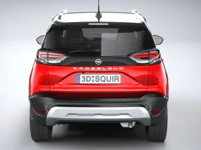 Opel Crossland 2021 3D model