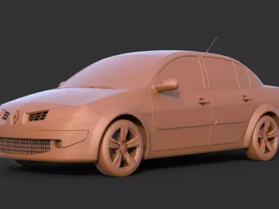 Renault Megane 3D print model