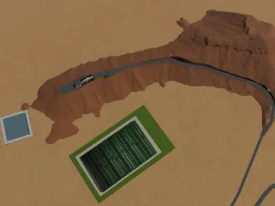 exterior -landscape 3D model