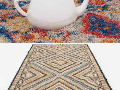Rugs No 224 Low-poly 3D model