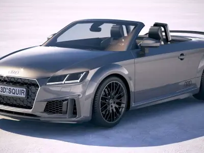 Audi TTS Roadster 2019 3D model