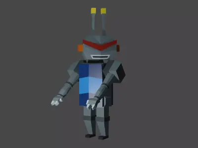 Ai for game and for try to rig test  Free low-poly 3D model