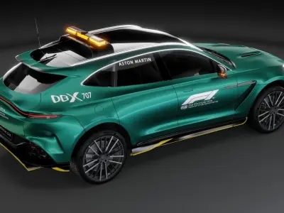 Aston Martin DBX707 Medical Car formula 1 3D model