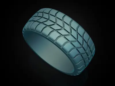 Car tires ring protector version 1 3D print model