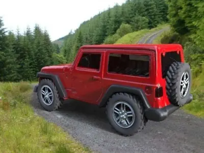 Jeep 2018 wrangler 3D model