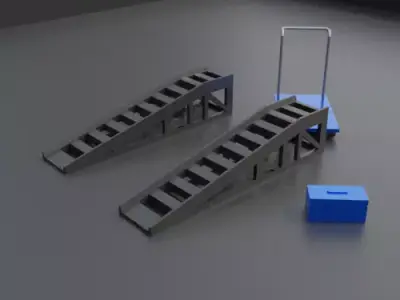 GARAGE WORKSHOP OBJECTS PACK Free 3D print model