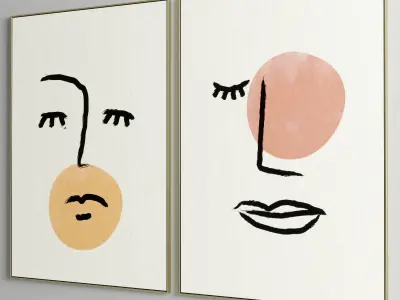 Photo Frame 40 Low-poly 3D model