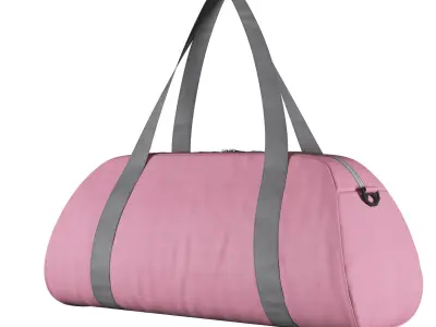 Nike Gym Club Training Duffel Bag Black 3D model