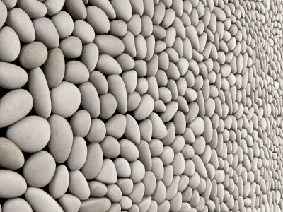 Pebble decor panel n1a 3D model