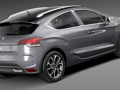 Citroen DS4 2016 3D model