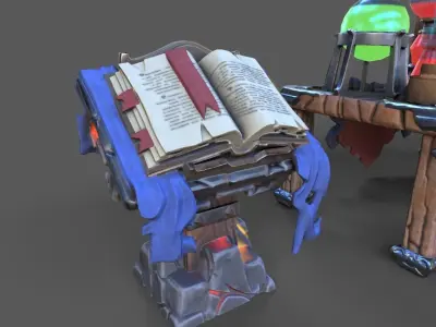 Fantasy Middle Earth Pack Low-poly 3D model