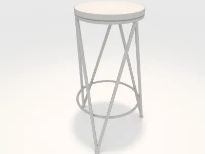 Bar Stool 3 3D model purchase