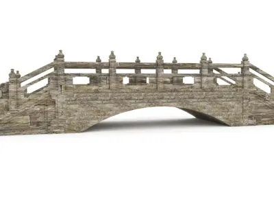 Stone Bridge 3D model