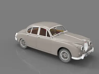Jaguar Mark 2 New Version  Free 3D model