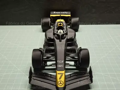 FORMULA MOVIE CAR - WITH ENGRAVED LOGOS 3D print model