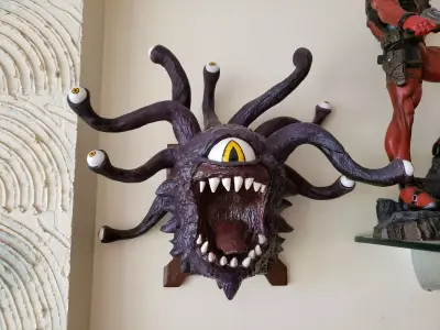 Beholder wall Trophy  3D print model