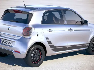 Smart EQ Forfour 2020 3D model