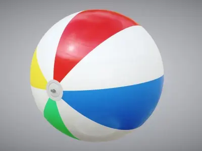 Waterpool Ball Low-poly 3D model